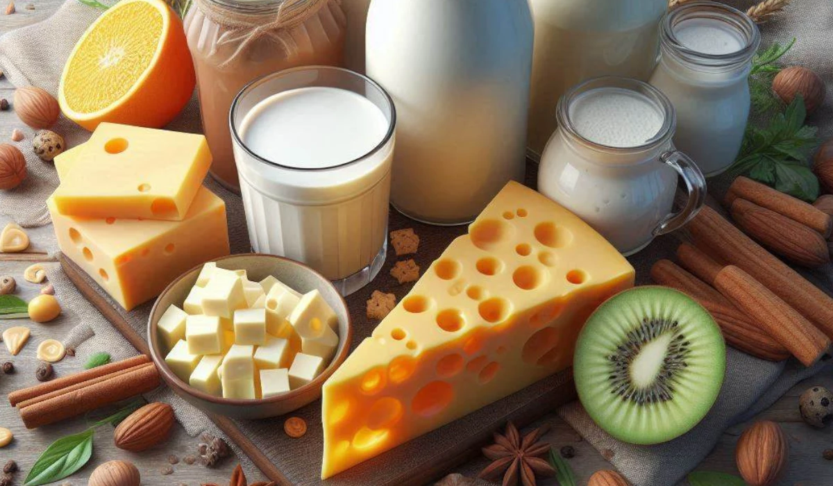 Foods rich in lysine that help cold sores heal faster include daily products such as yogurt and cheese