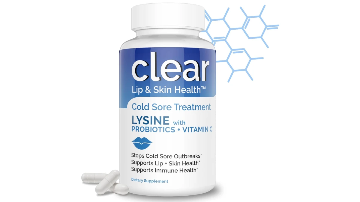 Probiotics and lysine combined for cold sore management