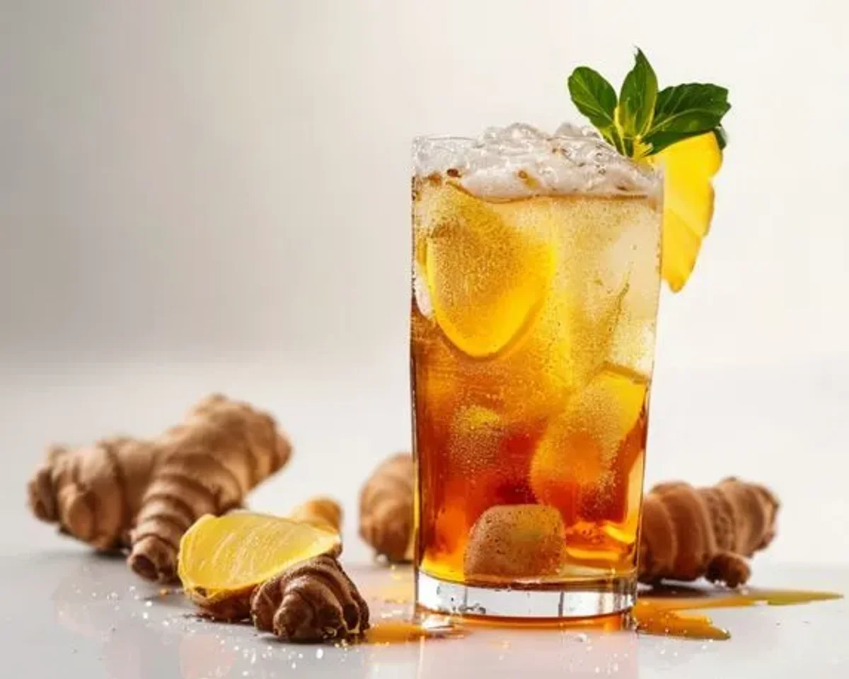 Ginger Ale lysine-arginine content for herpes management