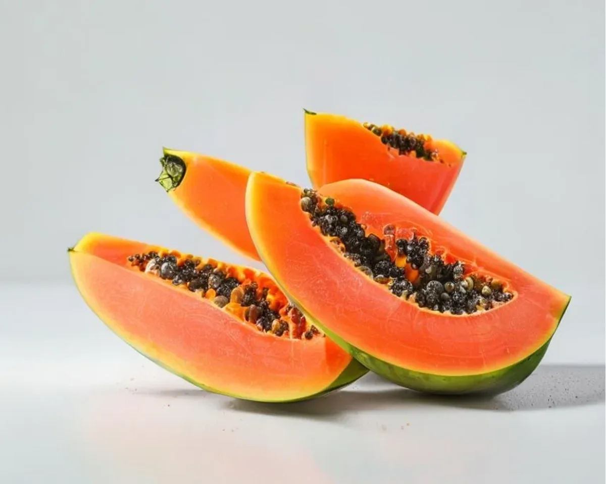 Papaya lysine-arginine content for herpes management