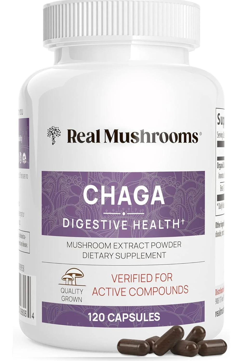Real Mushrooms Chaga Capsules