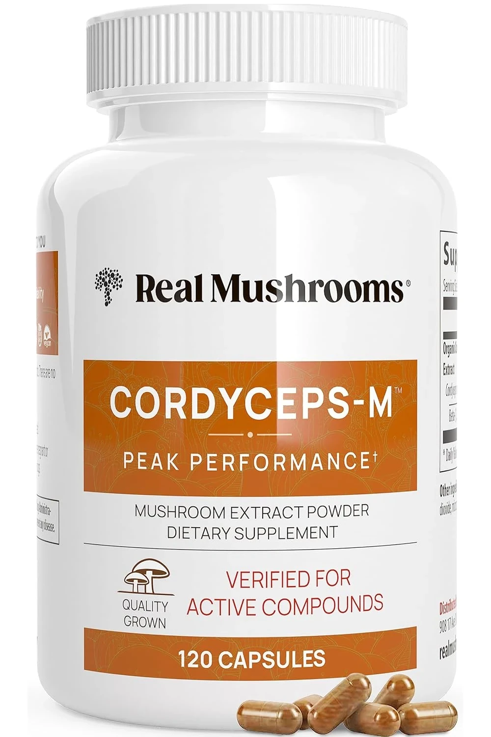 Real Mushrooms Cordyceps Capsules