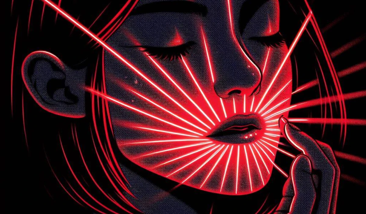 Red light therapy for herpes