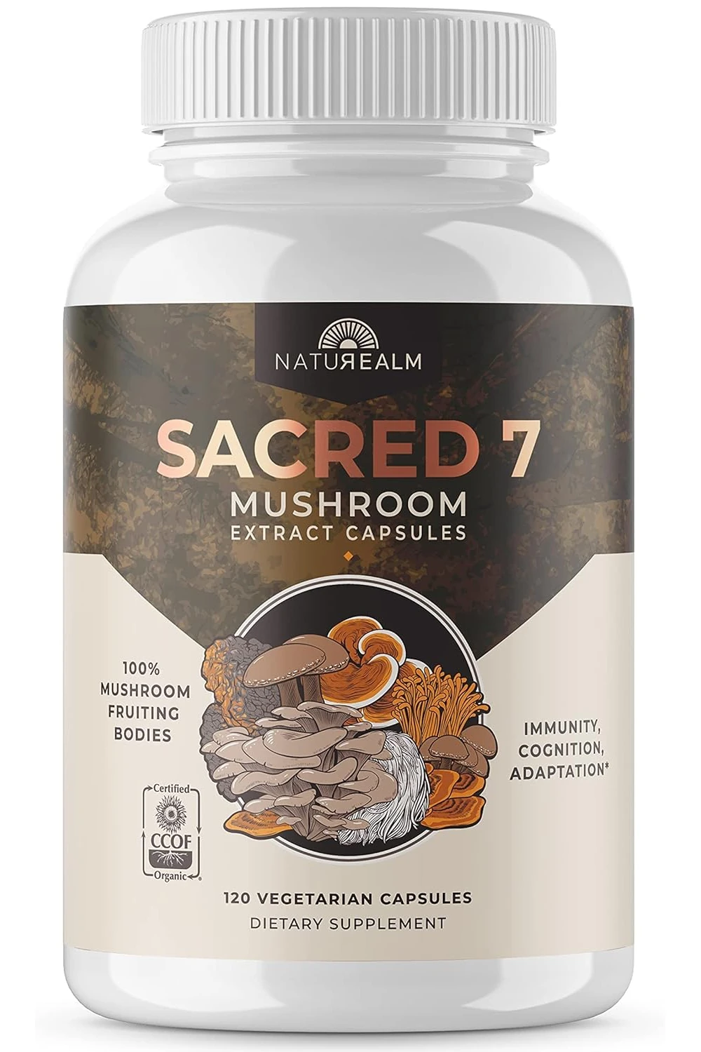 Naturealm Sacred 7 Mushroom Extract Capsules